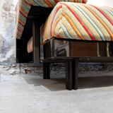 Sofa by Giovanni Offredi for Saporiti, with Missoni Italia fabric from the 1970s
