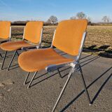 Set of 4 vintage Italian chairs