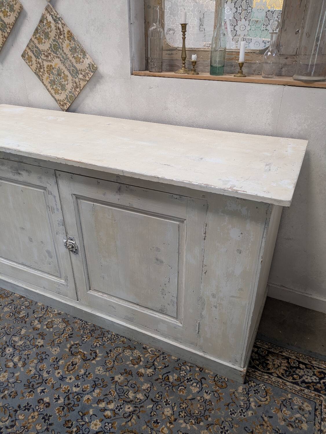 Large patinated buffet