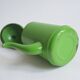 Petite cafetière vintage verte  en tôle émaillée