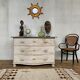 Curved chest of drawers in fine oak XVlllème