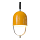 Vintage yellow Space Age pendant lamp, mid-century modern hanging light