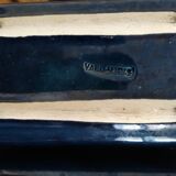 Vintage ceramic aperitif tray of vallauris blue