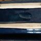 Vintage ceramic aperitif tray of vallauris blue