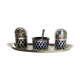 Silver metal spice service