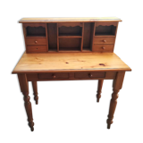 Bureau secrétaire en pin