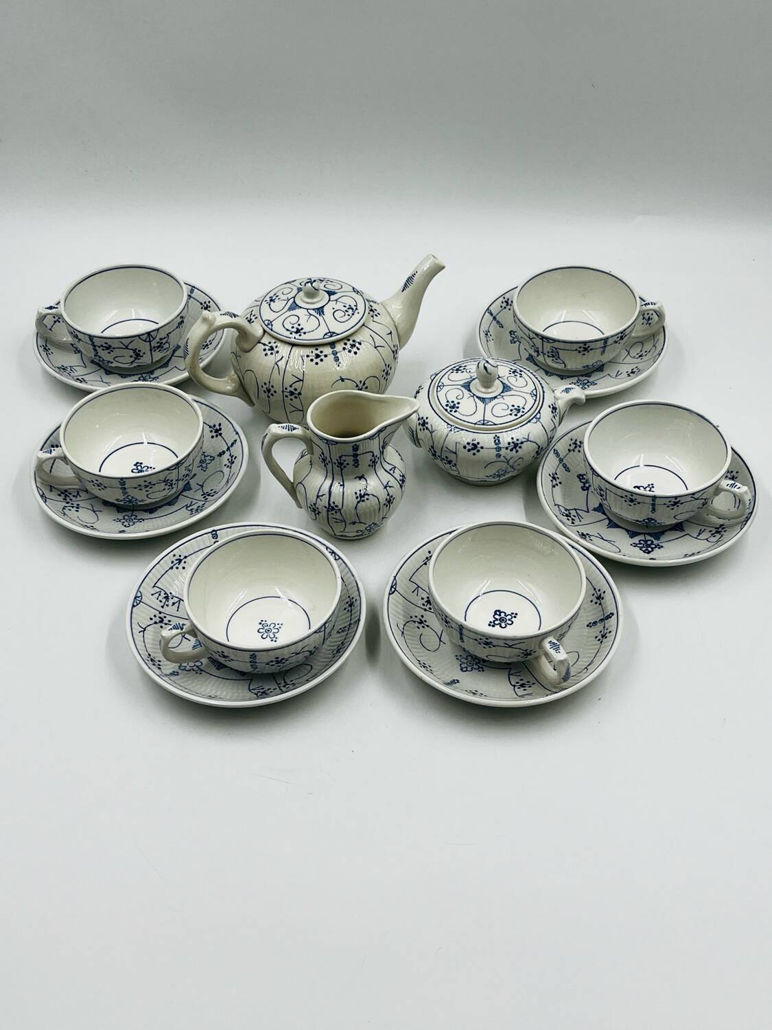 Sarreguemines tea service