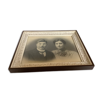 Old photograph of a couple