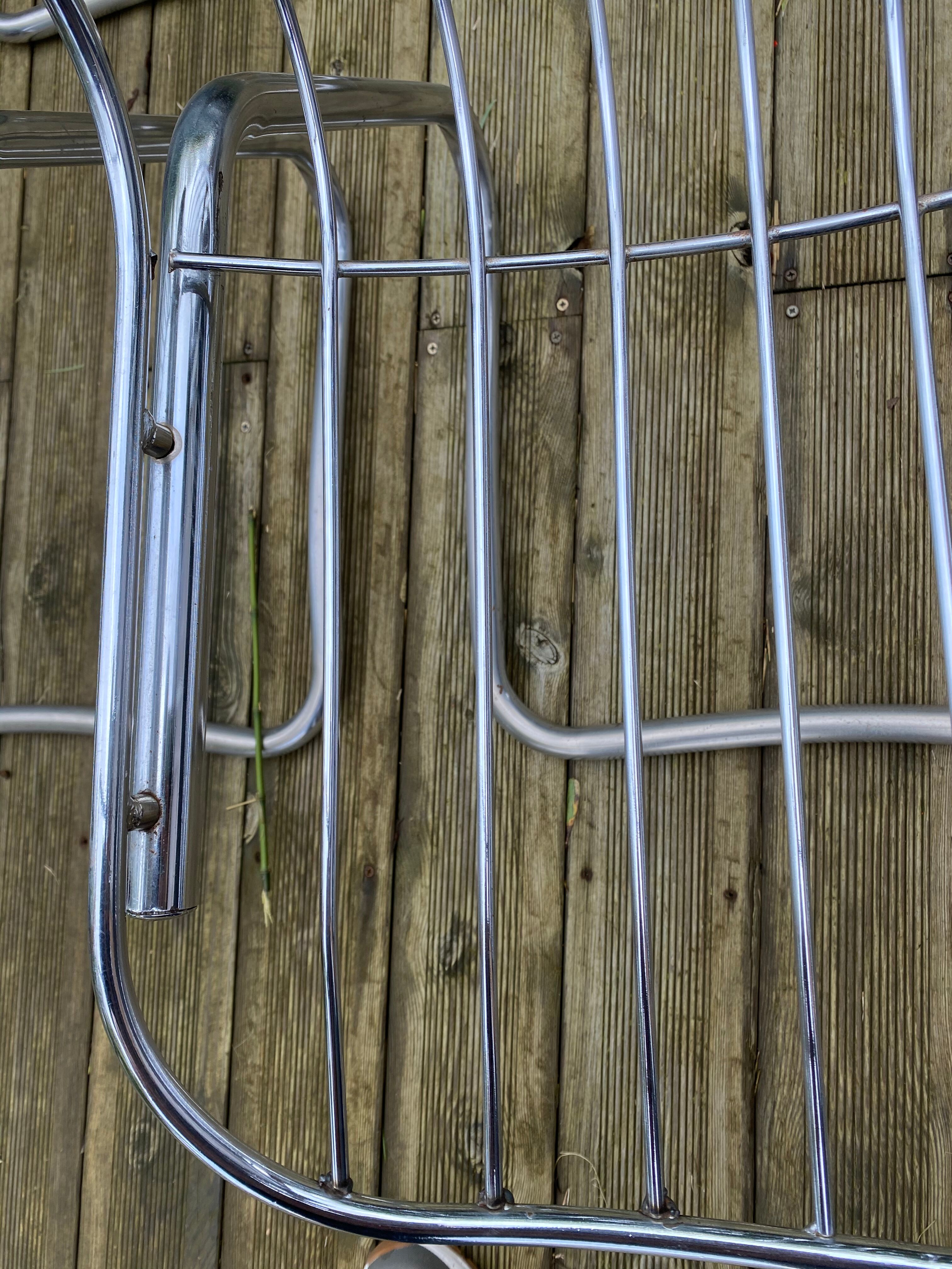 6 Gastone Rinaldi chrome chairs from the 70s