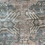 Vintage turkish pastel rug , 97 x 50 cm