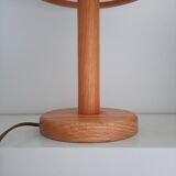 Steinhauer pine and plexiglass table lamp from the 70s