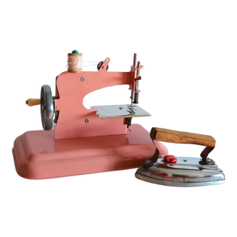 Sewing machine and iron toys child