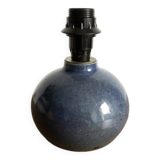 Lampe en grès bleu vintage