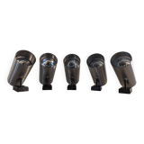 Série de 5 appliques spots de R.J Caillette pour Parscot, France vers 1960