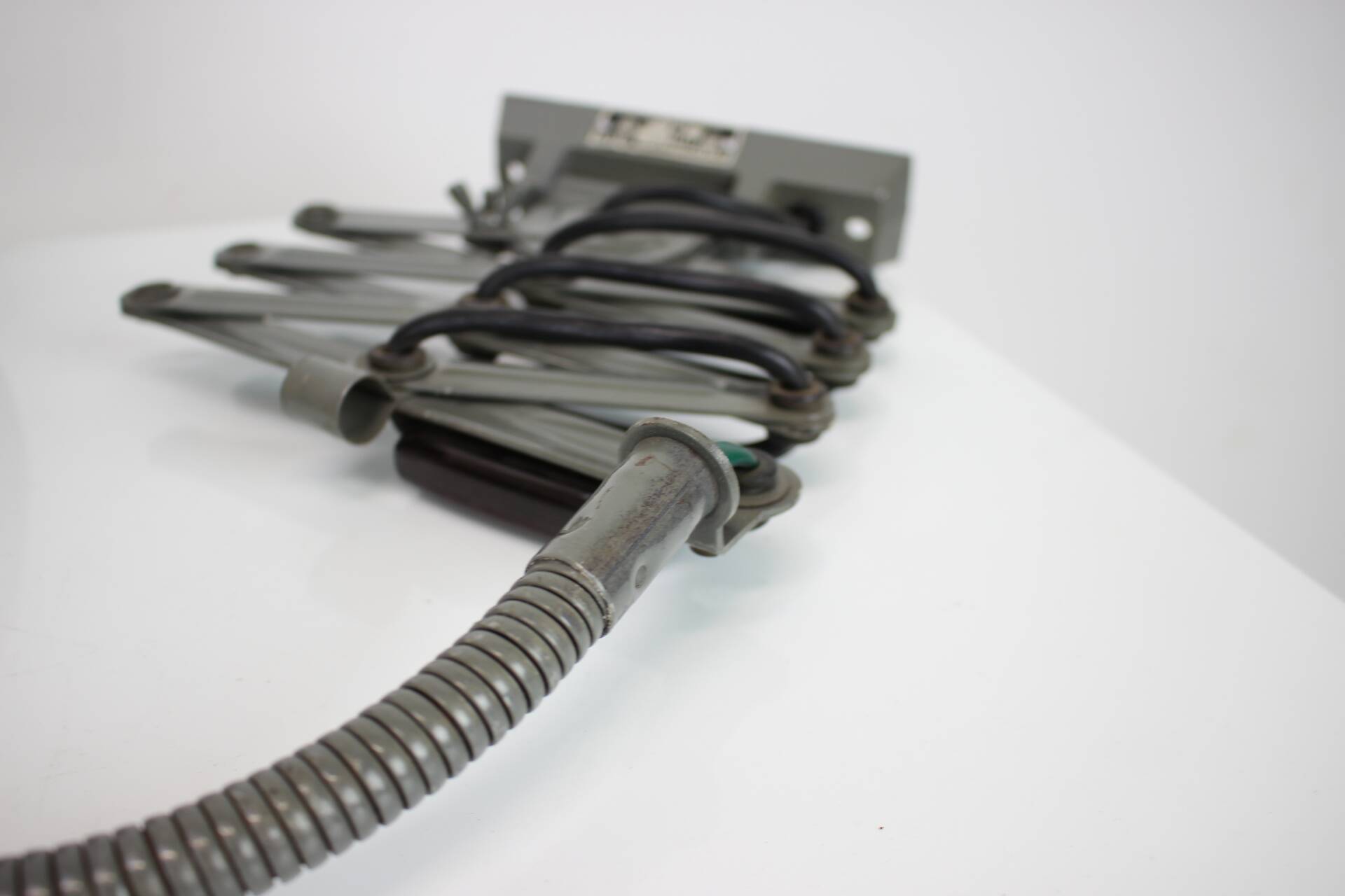 Set of Two Adjustable Industrial Wall Lamps, 1950's, Czechoslovakia