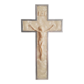 Vintage aluminum crucifix