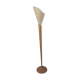 Floral wooden floor lamp
