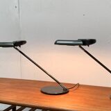 Postmodern Ring A400 table lamps by Bruno Gecchelin for Arteluce, Italy, 1970s, set of 2