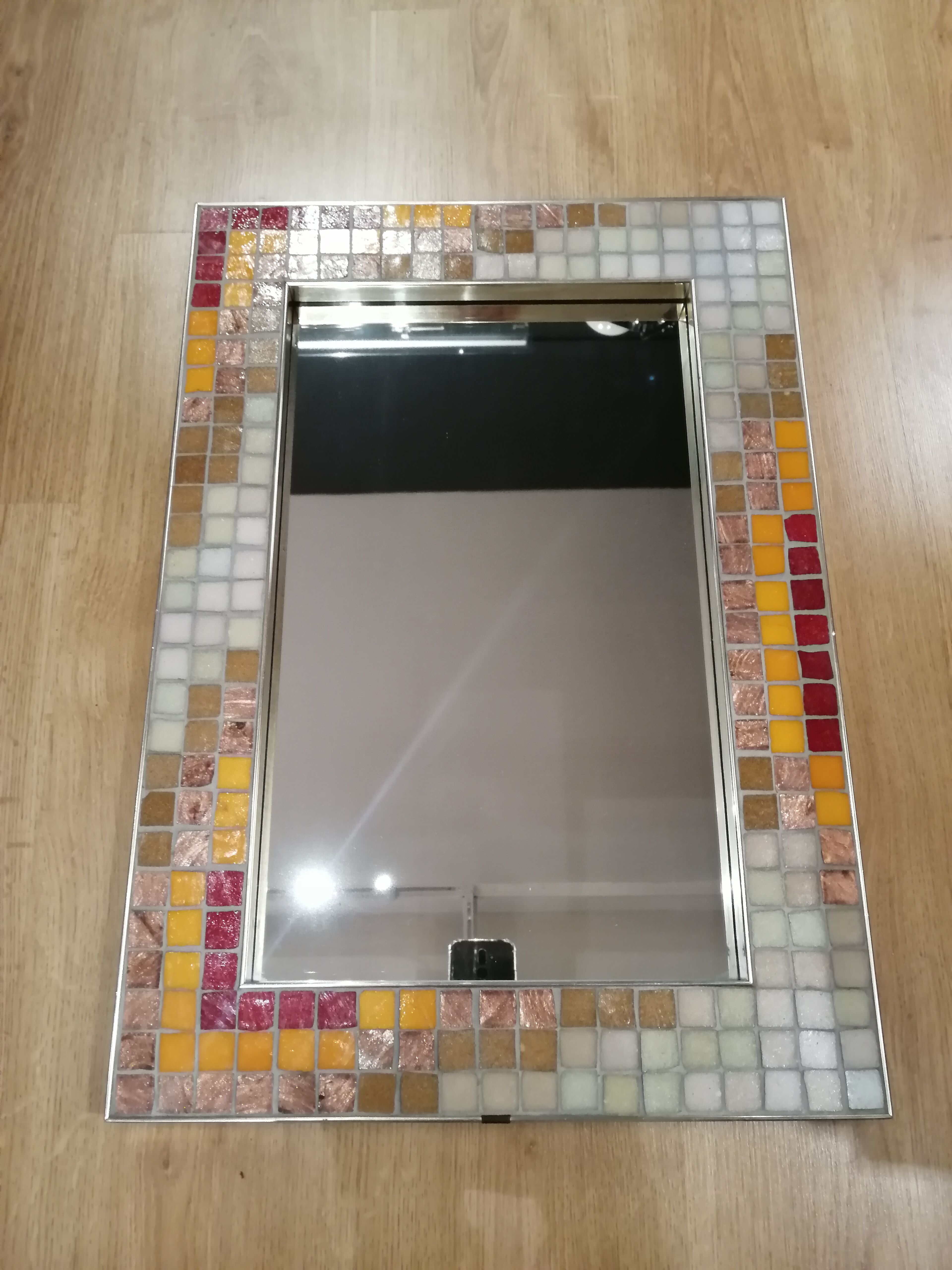 Vintage ceramic mirror