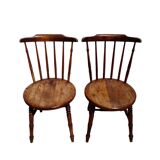 Paire de chaises style Ibex Penny / Bistrot / Salle à manger / Cuisine