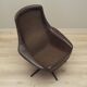 Leather swivel armchair, Danish design, 1960s, designer: H.W. Klein, manufa