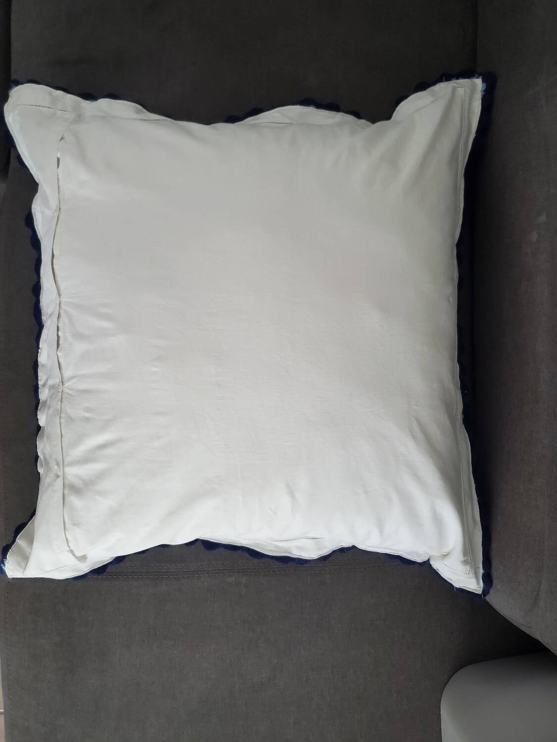 Housse de coussin Vintage au crochet