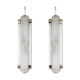 Pair of sconces in Murano glass art deco Italian style