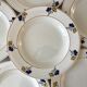 Lot de 6 assiettes creuses Terre de Fer modèle "Roméo" début XXème