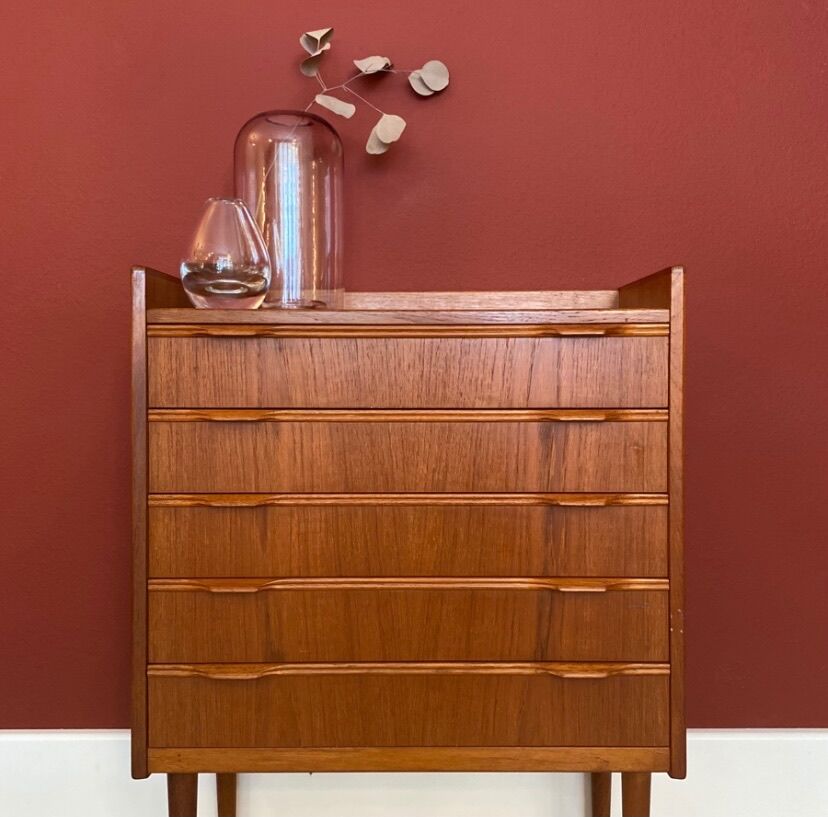 Danish Teak Chest of Drawers by Erling Torvits