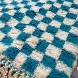 Bluzza checkered rug 170x120cm
