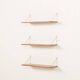 Danish mid-century floating shelves in teak, set of 3, 1960s