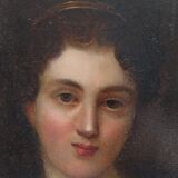 Portrait of a young woman of the nineteenth century