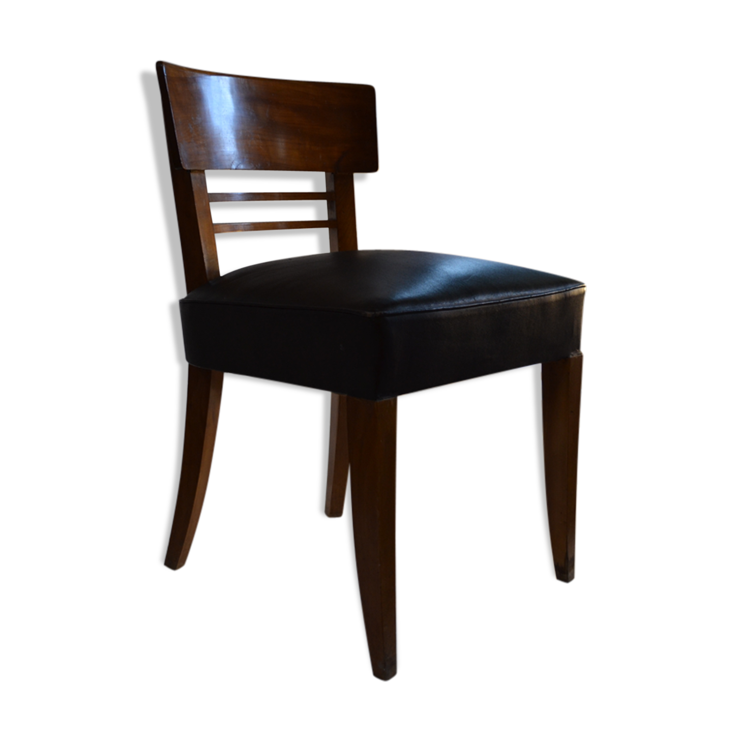 Chair 1940, cherry and leather