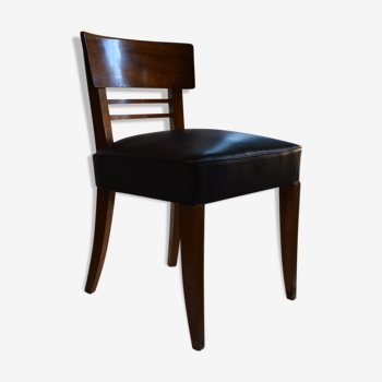 Chair 1940, cherry and leather