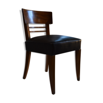 Chair 1940, cherry and leather