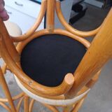 Thonet-style wooden bar stool