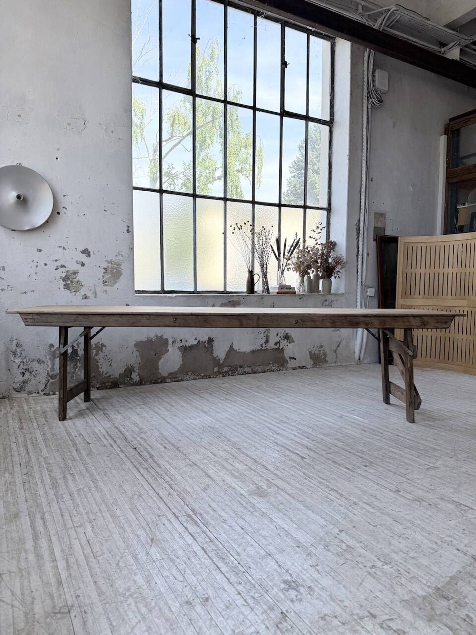 1950 XL folding farmhouse table in pine