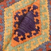 5x12 Kilim Mutlicolor Geometric Style Long Wide Turkish Kilim Rug,163x369cm