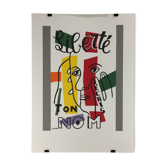 Fernand LEGER poster "Freedom I write your name".