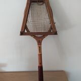 Vintage tennis racket with holding frame