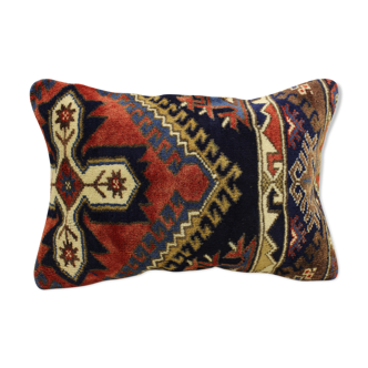 Vintage Turkish Kilim Pillow 16x24 inches 40x60 cm