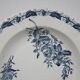Lot of 6 hollow plates Butterfly - Pexonne Faïenceries