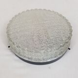 Vintage glass ceiling lighter RZB Germany 1970