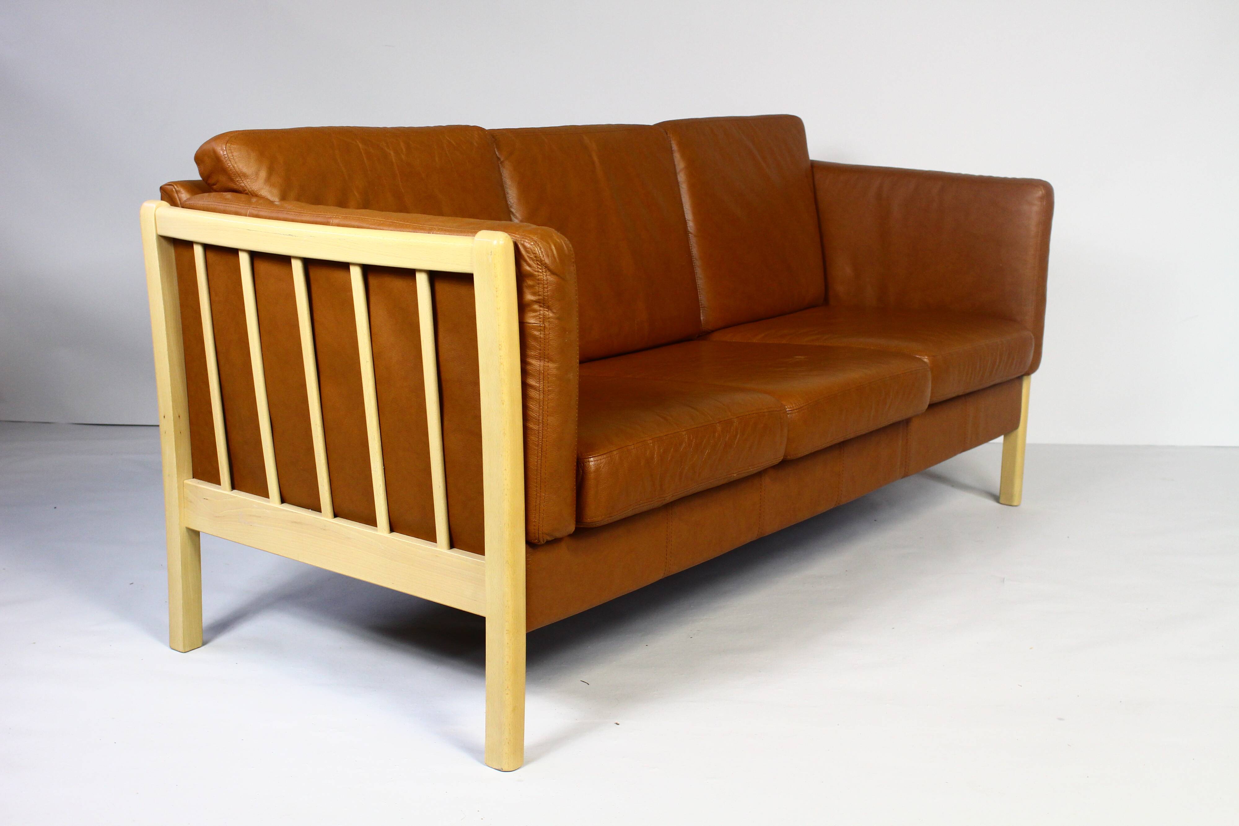 Danish leather sofa