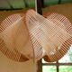 Large Scandinavian vintage wood and wire hanging