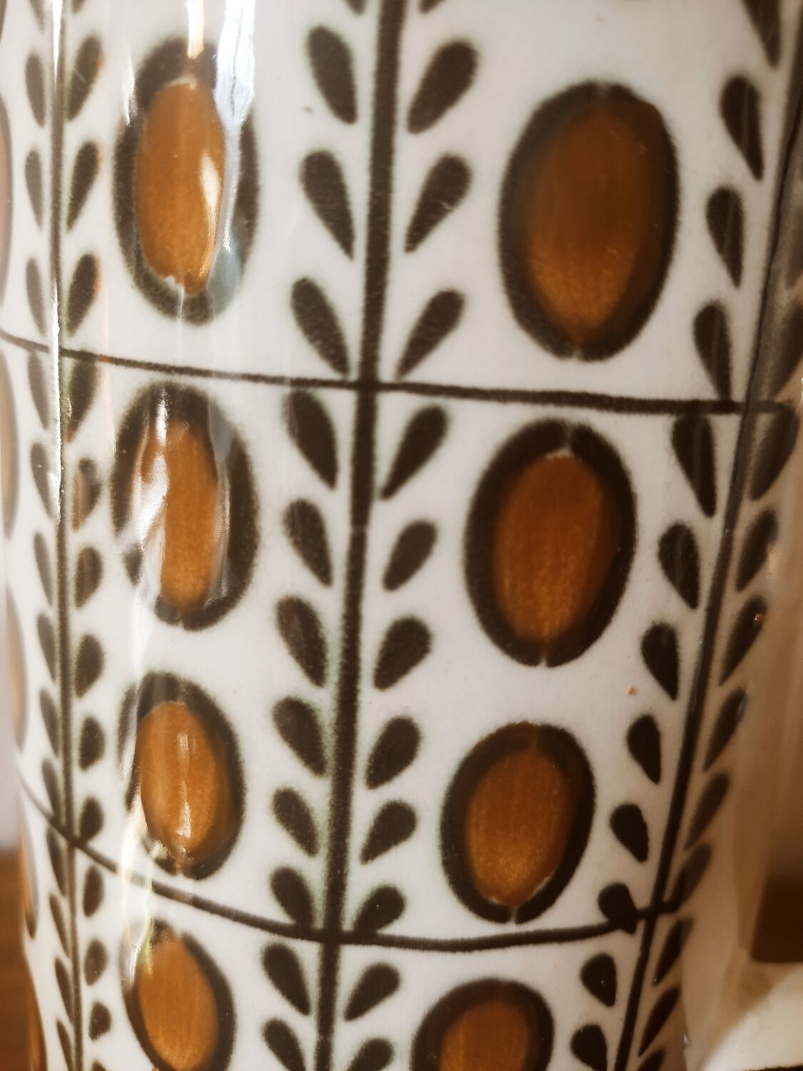 Teapot, Boch walnut tiled coffee maker