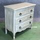 Louis XV style chest of drawers in oak wood 60s