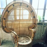 Emmanuelle rattan armchair