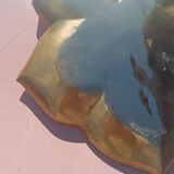 Gilded brass leaf pocket emptier