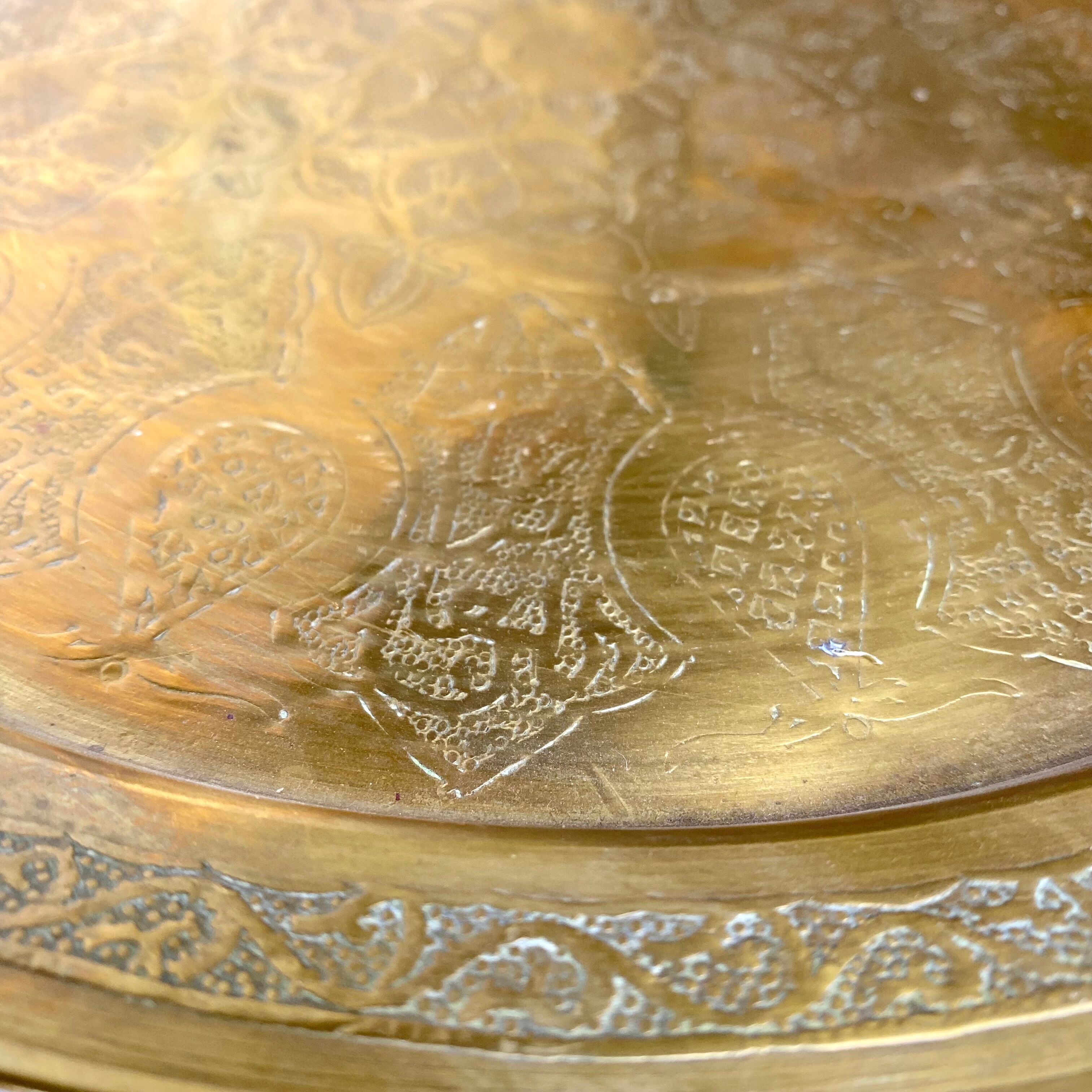 Oriental copper trays